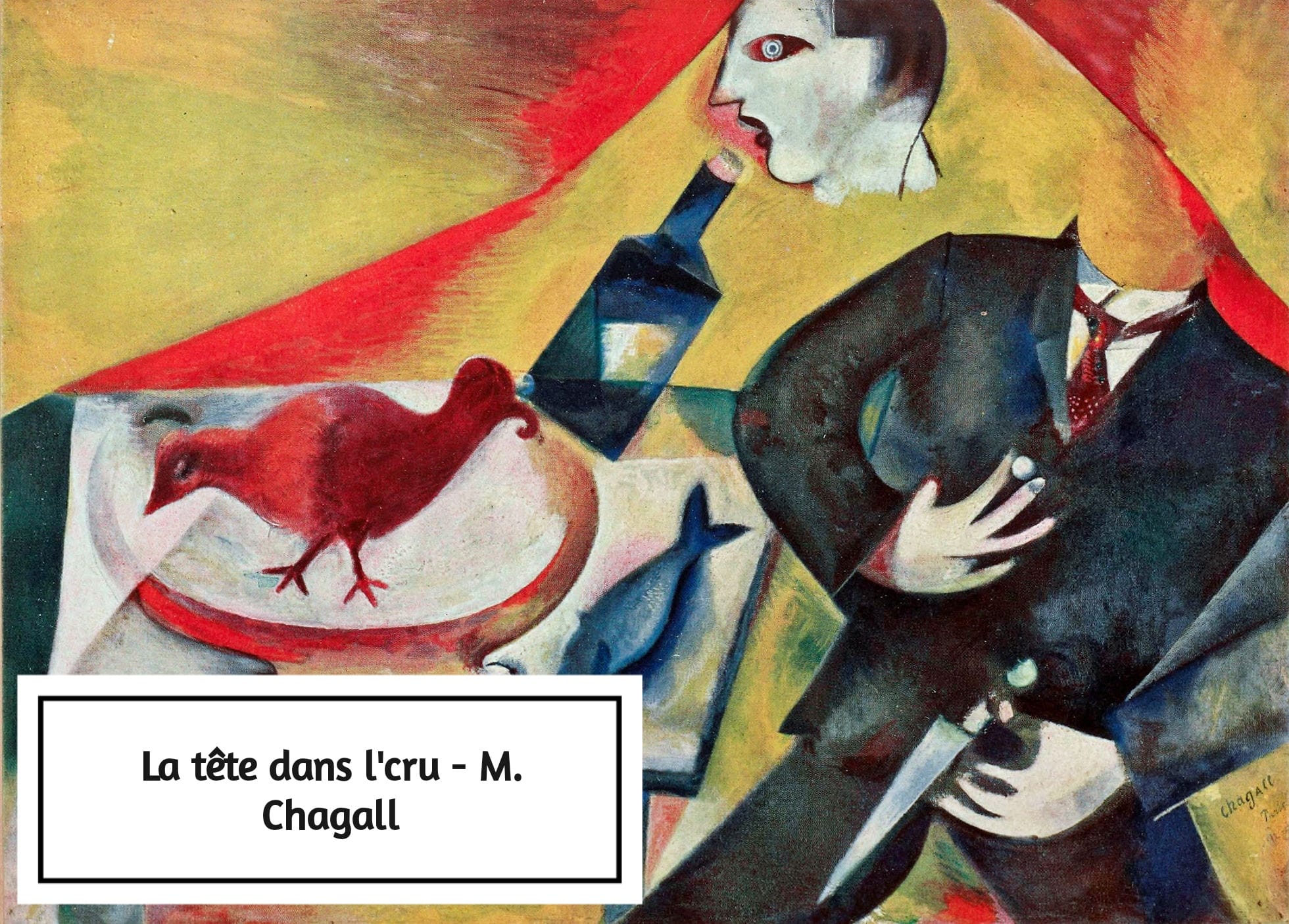 pastiche marc chagall www.deregledelart.fr