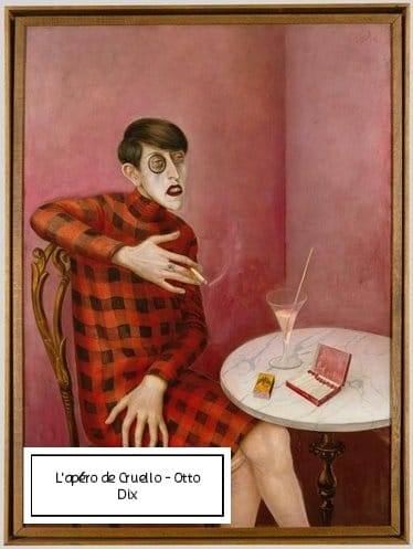 L'apéro de Cruello - Otto Dix www.deregledelart.fr